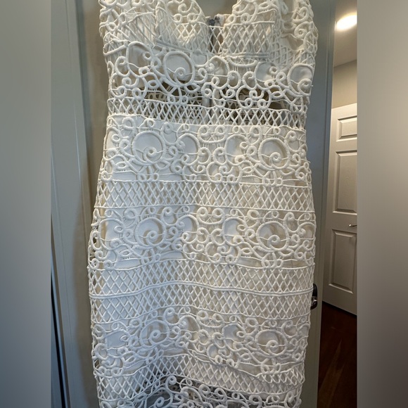 Express: lace spaghetti strapped dress - Picture 2 of 6